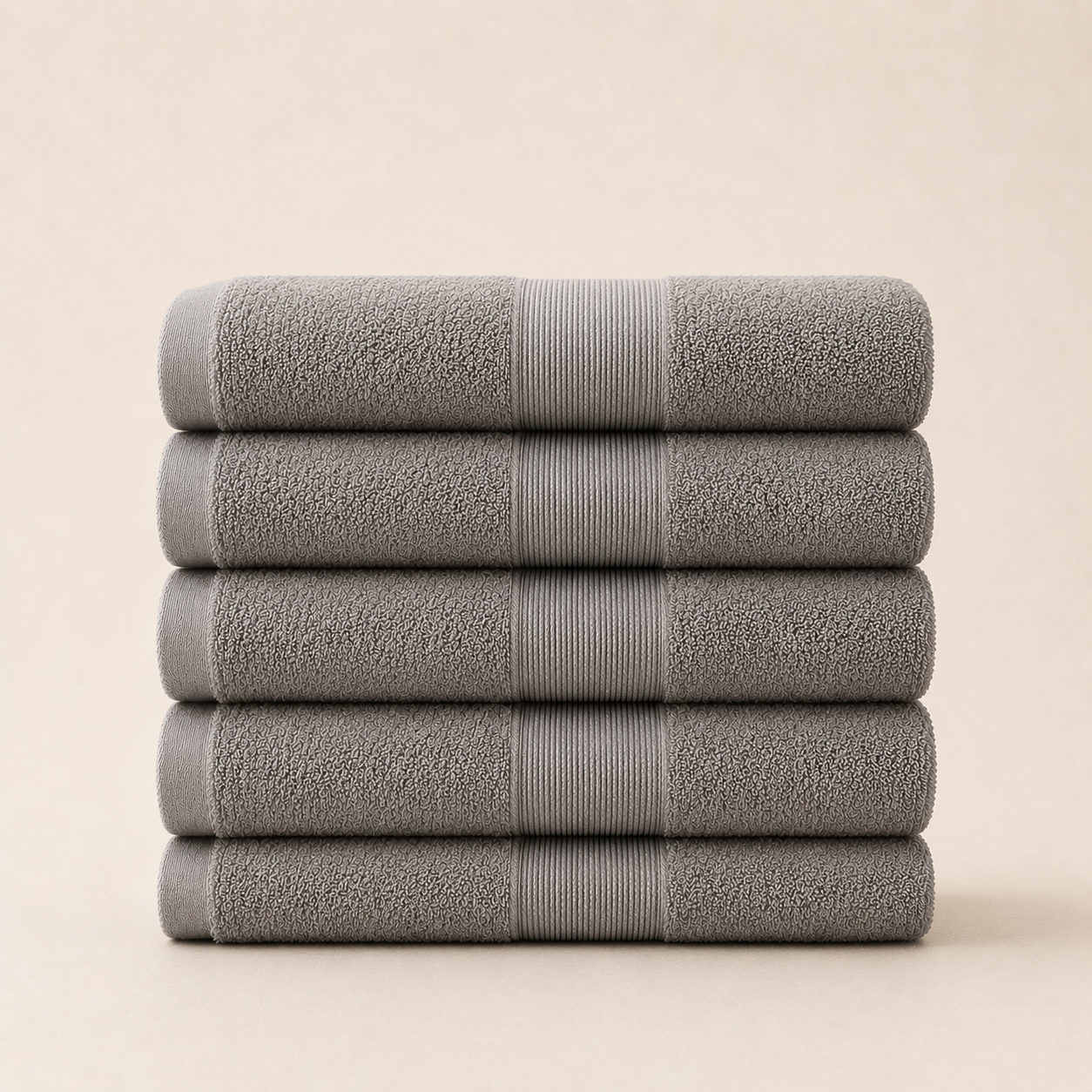 Ultrasoft Cotton Bath Towels Grey