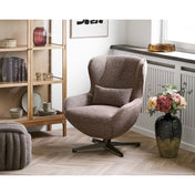 Napier Pouf - Pouf, brown 48x48x43 cm, HN1294