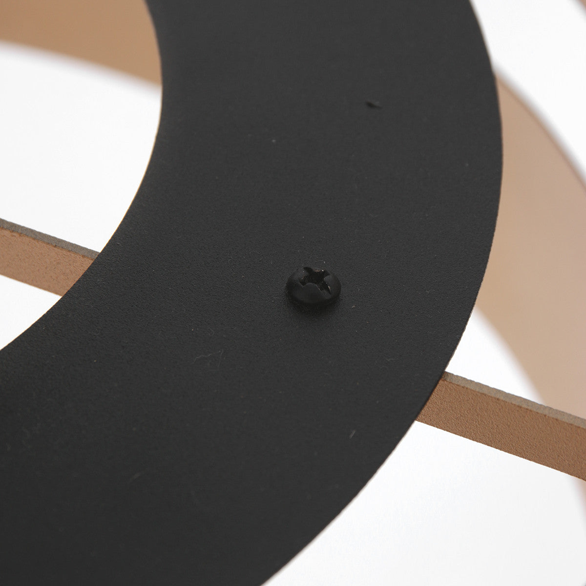 Lampada a sospensione in metallo Aurelia nero/oro