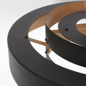 Lampada a sospensione in metallo Aurelia nero/oro