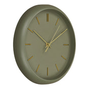 Rossano Wall Clock - Wall clock, green, silent movement ø30 cm