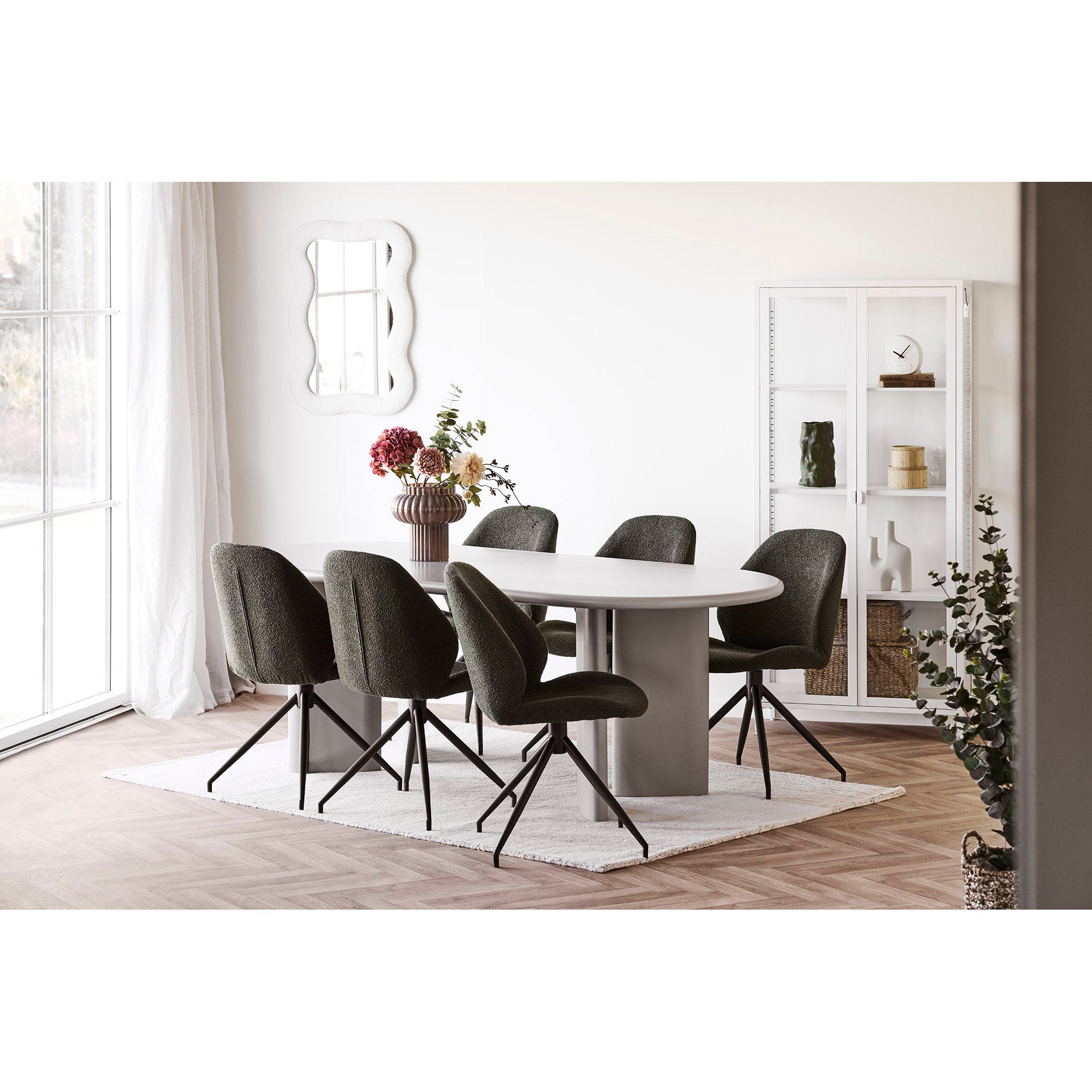 Vase - Vase, mouthblown glass, brown ø27x27 cm