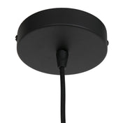Lampe suspendue Kairo en hêtre/noir bambou