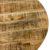 Table basse en métal noir Orbita