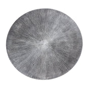 Calvera silbernes Aluminium-Beistelltisch-Set