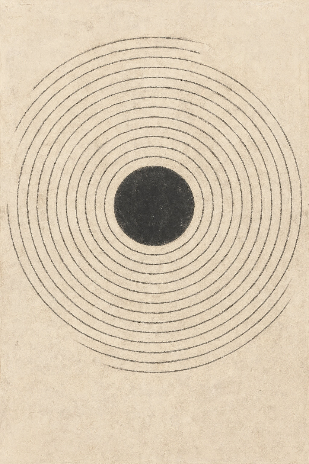 Schilderij preview aan de muur