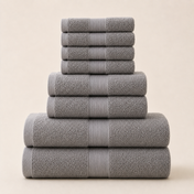 8-piece Hotel Towel Set - 5 colors